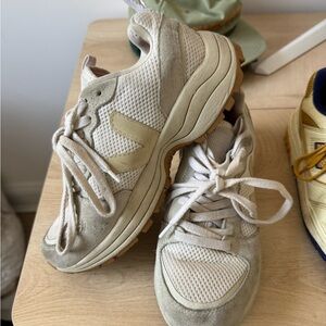 Veja Women's Cream and Tan Sneakers